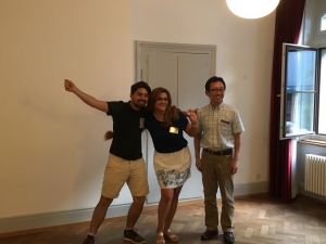 Our Pathways pioneers: Philip and Ana Rita with Motoi
